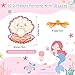 Pajean 10 Pcs Kids Lacing Cards Animal Sewing Cards Kits Double Sided Toddler Lacing Toys Crafts Developing Imagination Preschool Educational Learning Activity SuppliesMermaid Style - Image 4