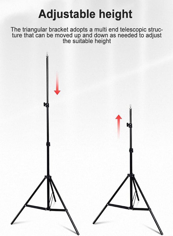 100 Inch Projector Screen Portable Foldable Design with Stand and Hanging Option 16:9 HD High Contrast Easy Setup for Outdoor Movies Camping Home Theater - Image 5