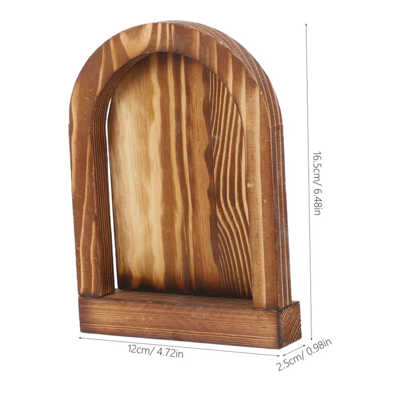 Self Adhesive Wooden Light Switch Cover Fairy Door Outlet Protector Wall Decoration Easy Installation - Image 3
