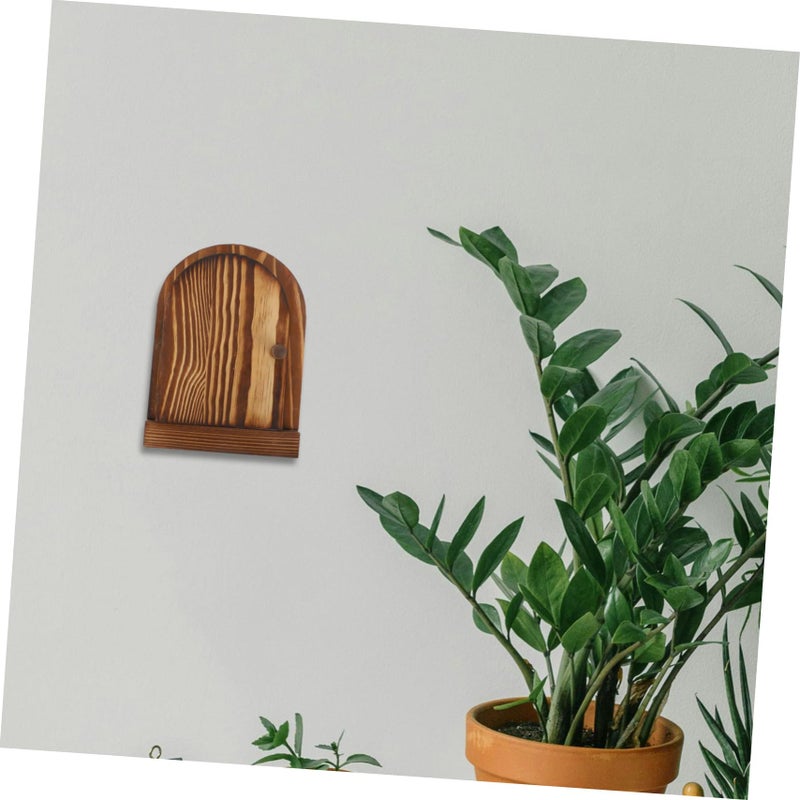 Self Adhesive Wooden Light Switch Cover Fairy Door Outlet Protector Wall Decoration Easy Installation - Image 5