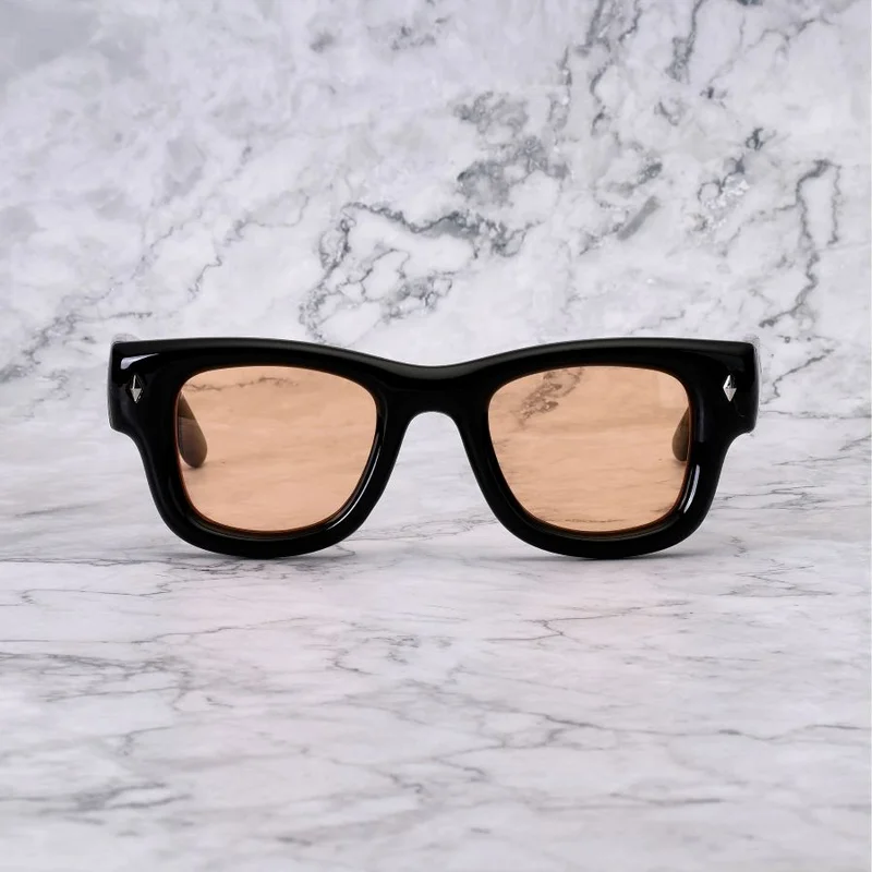 Explicit Poets EXPLICIT POETS 34EP4-KAYA BLACK-PEACH SUNGLASSES