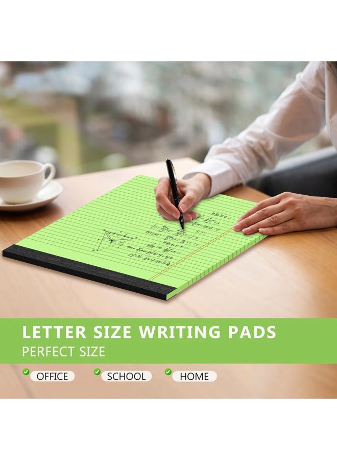 Vishoitty Legal Pads 8.5 x 11 Colored Note Pads, 3 Pack Writing Pads 8.5 x 11 In, Pink Legal Pad 8.5 x 11, Premium Paper Tablets 8-1/2 x 11 Lined Paper, 30 Sheets/ Pad, Wide Ruled Notepad with Sturdy Backboard - Image 5