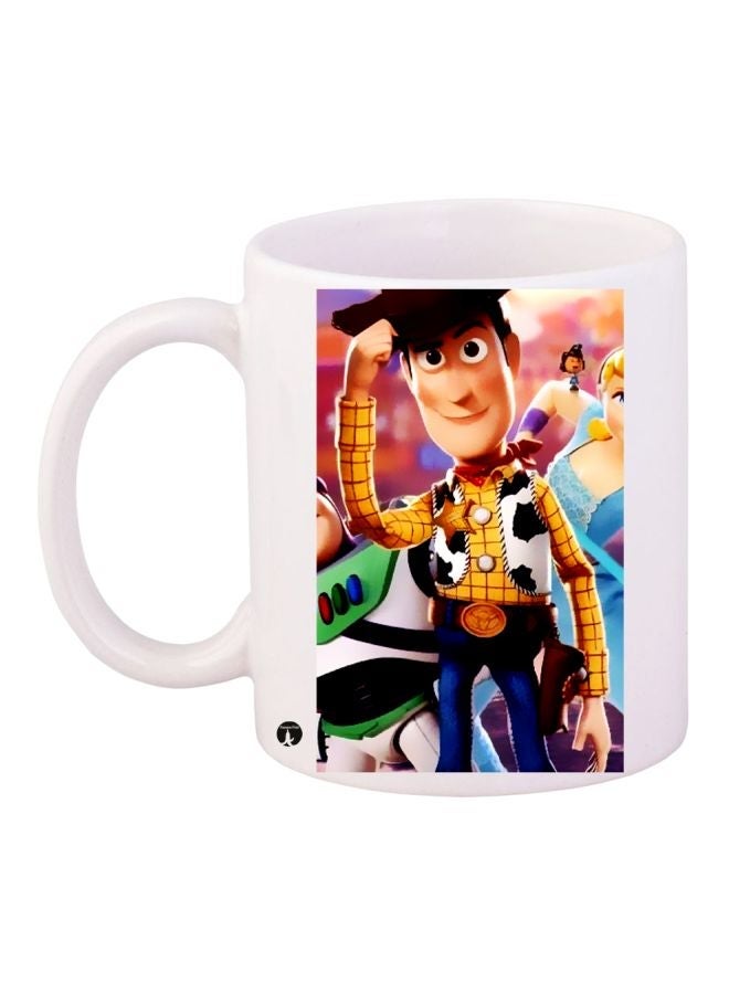 RYN Toy Story Printed Coffee Mug White/Yellow/Blue 11ounce