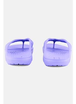 crocs Women Brand Logo Slip On Slippers, Purple  - Image 3