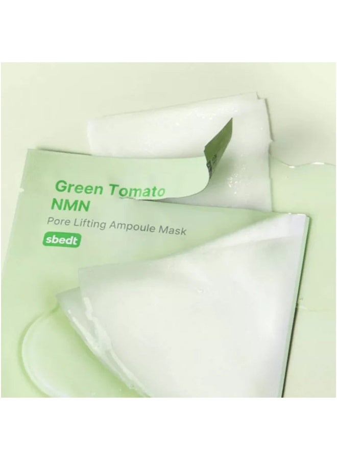SUNGBOON EDITOR Green Tomato NMN Pore Lifting Ampoule Mask 23g*10pcs - Image 2