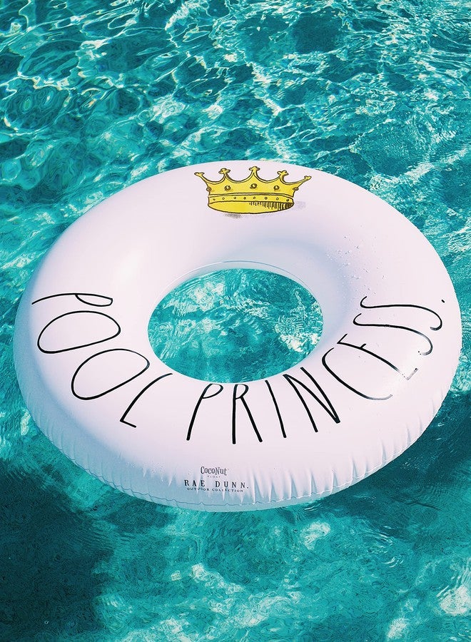 Coconut Float Rae Dunn x CocoNut Float Pool Princess Ring Float - Adult Size Large 48 Inch Inflatable Raft & Durable Water Inner Tube - Stable Ride-On for Summer Parties & Swim Events (Pool Princess.) - Image 3