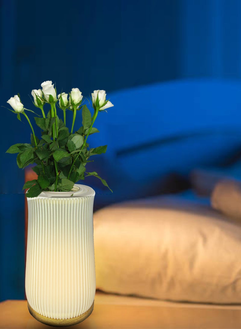 2 in 1 Table Lamp Flower Vase Electric Flower Vase