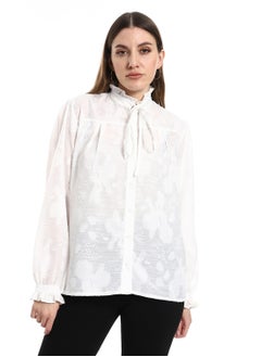 Classic white embroidered blouse - pzsku/ZE4CE053628304A4D1965Z/45/_/1709763108/b5cf7b66-fe18-4b36-9971-35614b907b19