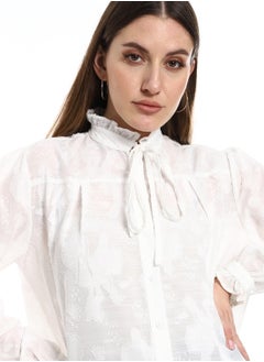 Classic white embroidered blouse - pzsku/ZE4CE053628304A4D1965Z/45/_/1709763109/1e574404-ab5d-4ed9-a151-e5a6a7029f23