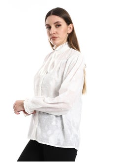 Classic white embroidered blouse - pzsku/ZE4CE053628304A4D1965Z/45/_/1709763110/77b384ea-3068-4edf-9dc1-9a8af93904d0