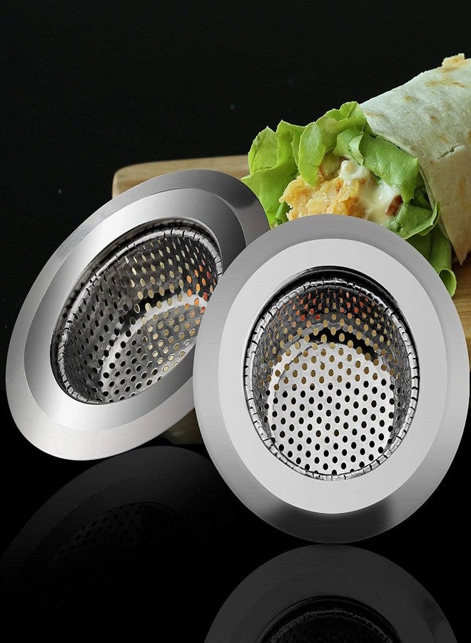 MobFest® High Durability, Rustproof, Stainless Steel Sink Strainer Kitchen Drain Basin Basket Food Blockage Filter Stopper Drainer Jali, Silver, 11.5 cm (1) - Image 1