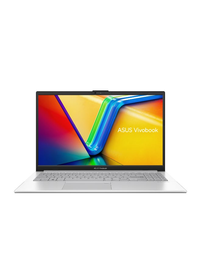 ASUS (Upgraded Version) Vivobook Go 15 Laptop With 15.6-Inch Display, Core i3-N305 Processor/8GB RAM/256GB SSD/Intel UHD Graphics/Windows 11 Home / Cool  / Cool English/Arabic Cool Silver - Image 1