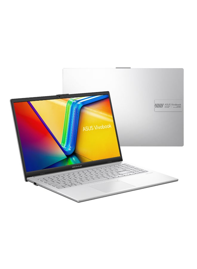 ASUS (Upgraded Version) Vivobook Go 15 Laptop With 15.6-Inch Display, Core i3-N305 Processor/8GB RAM/256GB SSD/Intel UHD Graphics/Windows 11 Home / Cool  / Cool English/Arabic Cool Silver - Image 2