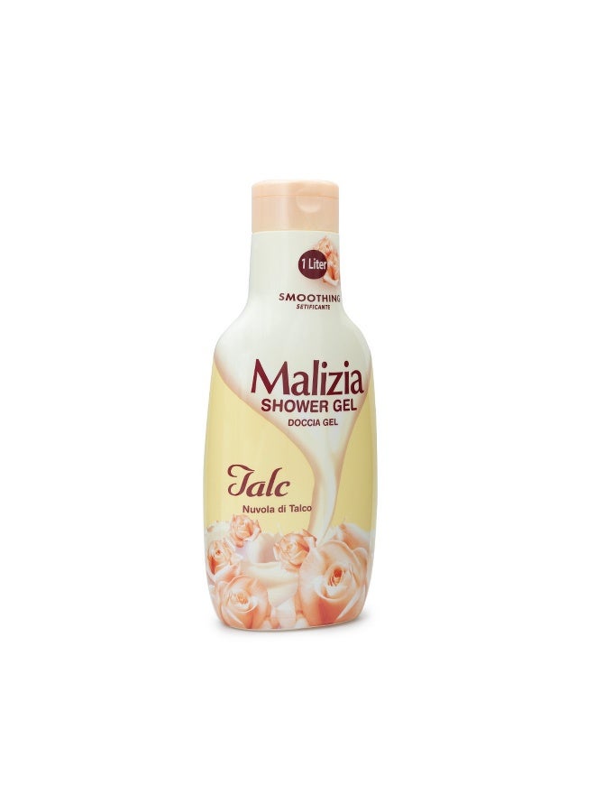Malizia Unisex Body Shower Gel Talc 1L - Image 2
