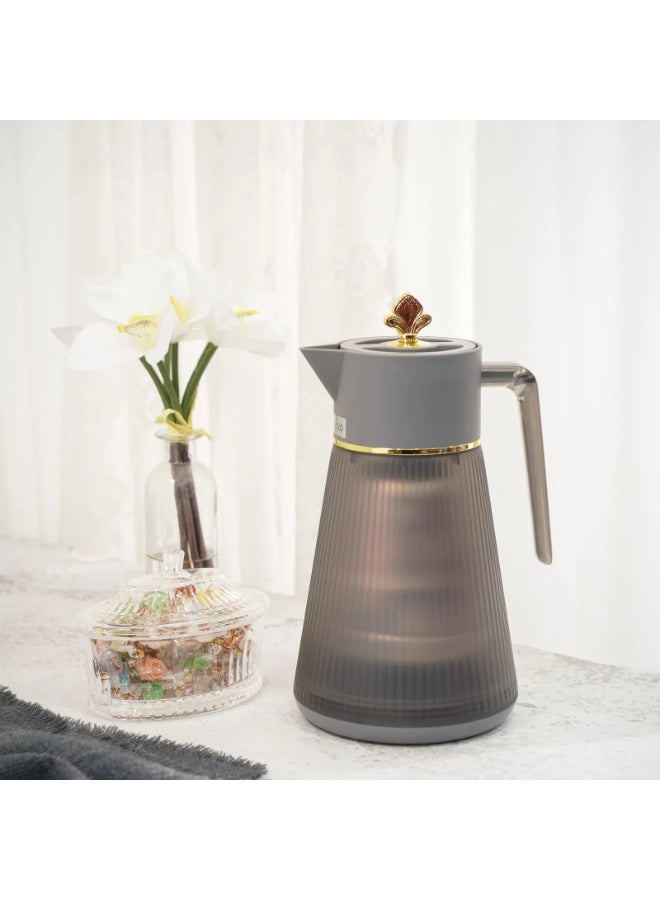 TAVOLO Lareen thermos gray transparent 1 liter - Image 1