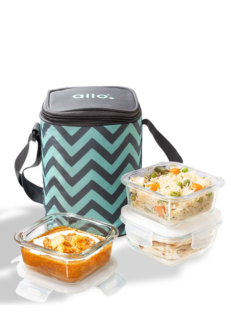 Allo Allo food safe borosilicate glass lunch box  - Image 1
