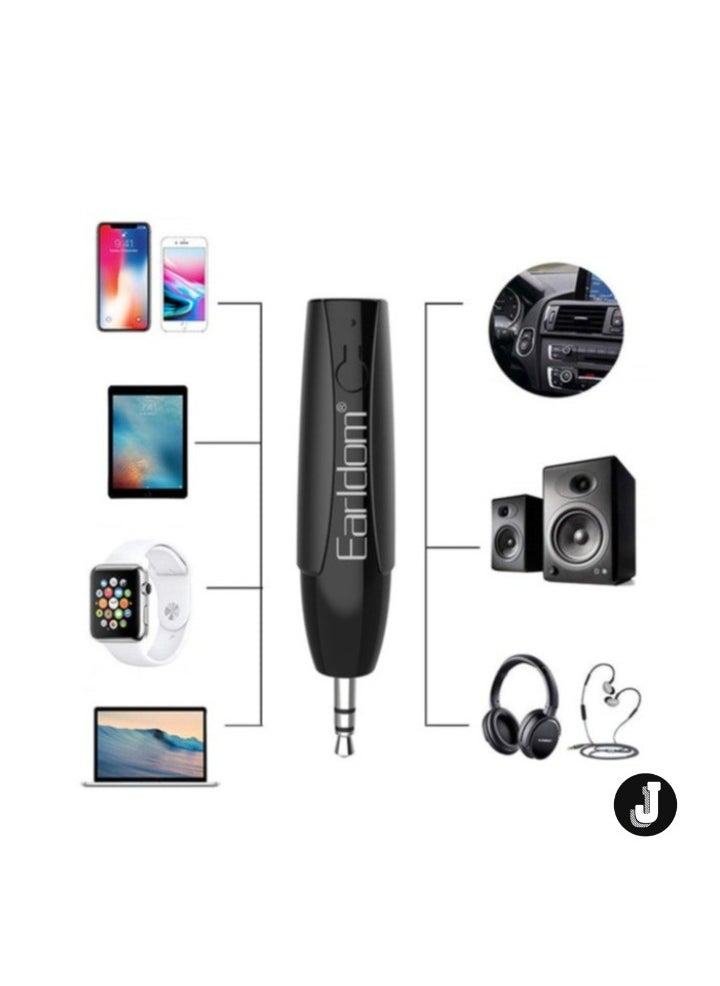 JAJEEK "M68 Aux Wireless Bluetooth Adapter Receiver – Bluetooth 5.0 Audio Receiver for Car, Home, and Wired Speakers" - Image 2