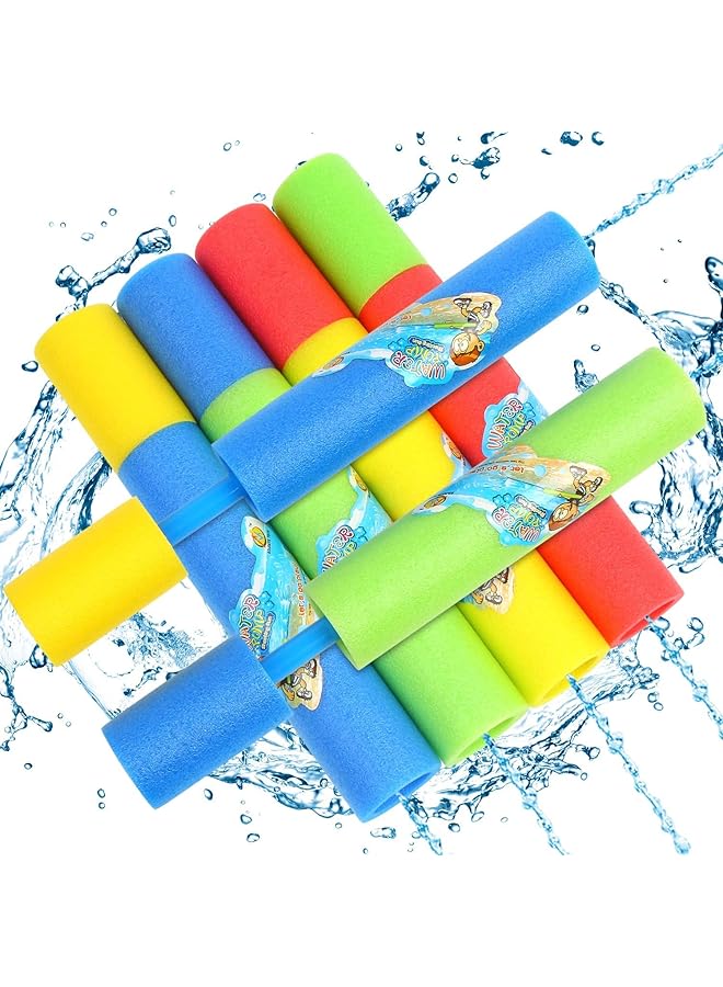 KASTWAVE 6 Pack Water Pistols For Kids Toddlers Outdoor Pool Beach Toys Foam Water Guns Summer Super Water Blaster Soaker Gun For Garden Outside Games(Random Color) - Image 1