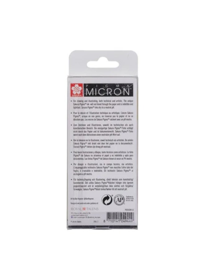 Sakura-Pigma Micron Fineliner 6 Pieces-PO(XSDK-6) - Image 3