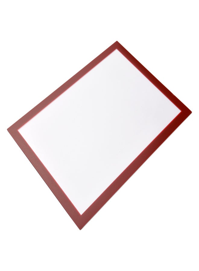 A4 Document Sign Holder Frosted Magnetic File Frame PVC Poster Picture Notice Display Frame for Whiteboard Fridge Cabinet Wall Door - Image 4