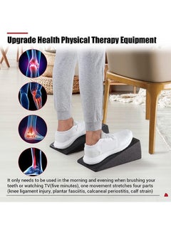 LENND Slant Board Calf Stretcher, 3 Pcs Foot Stretcher Incline Board for Plantar Fasciitis Physical Therapy Equipment, Adjustable Foam Slant Board wedge Great for Exercises, Squats and Calf Stretching  - Image 5