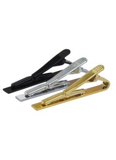 Generic 3-Piece Classic Tie Clips for man Business and Daily Life  - Image 3