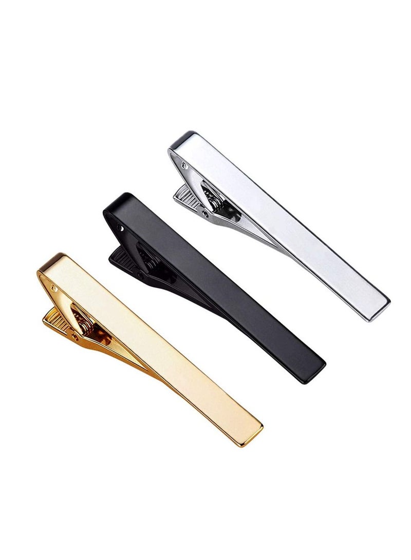 3-Piece Classic Tie Clips for man Business and Daily Life - Image 1