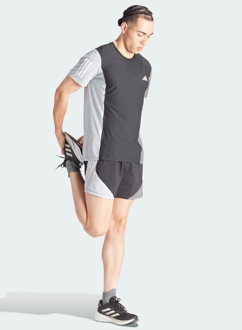 Adidas Own The Run Colorblock Shorts