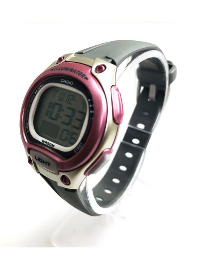 CASIO Girls Youth Water Resistant Digital Watch LW-203-8AVEF - 35 mm - Grey - Image 3