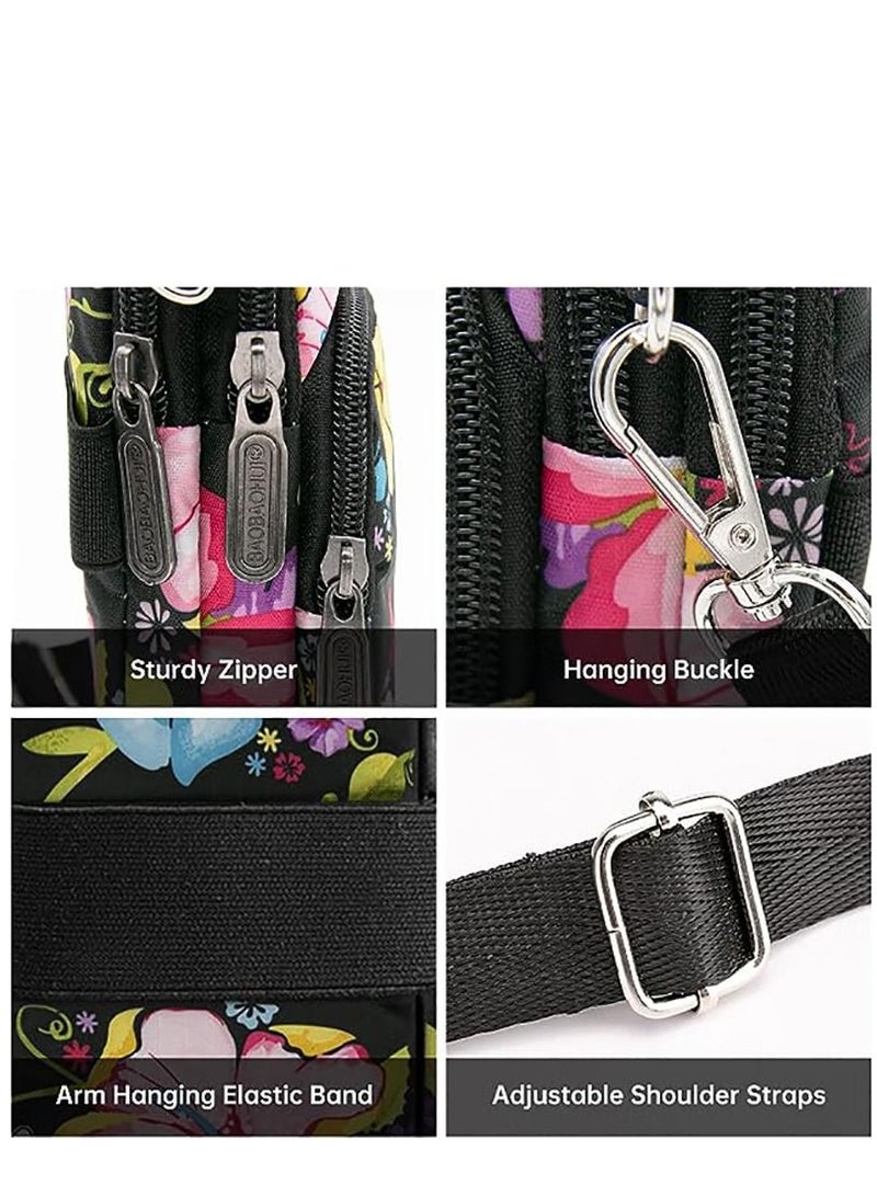 KASTWAVE Women Crossbody Phone Purse Bags-Mini Waterproof Multifunction Wallet Shoulder Bag - Image 4