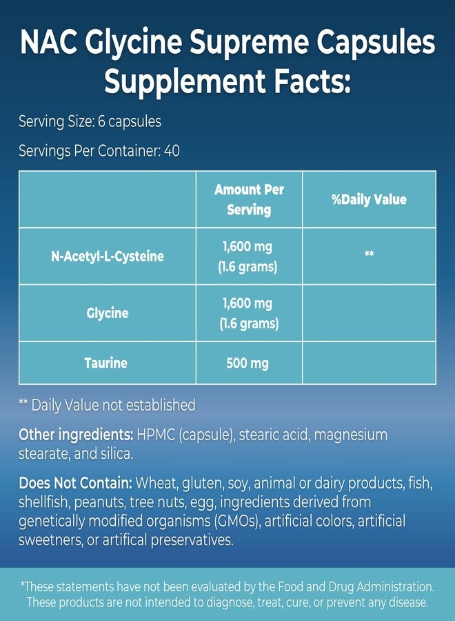 MYOXCIENCE NAC Supreme Capsules | 1.6 G N-Acetyl-L-Cysteine per Serving | 40 Servings - Image 2