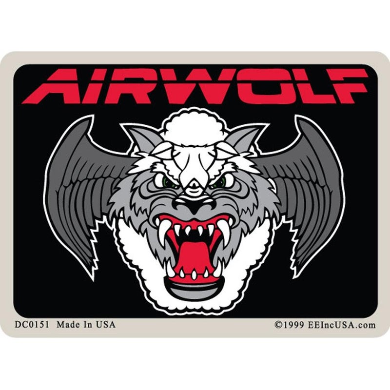 FindingKing U.S. Air Force Airwolf Sticker 2-3/4"X4 - Image 3