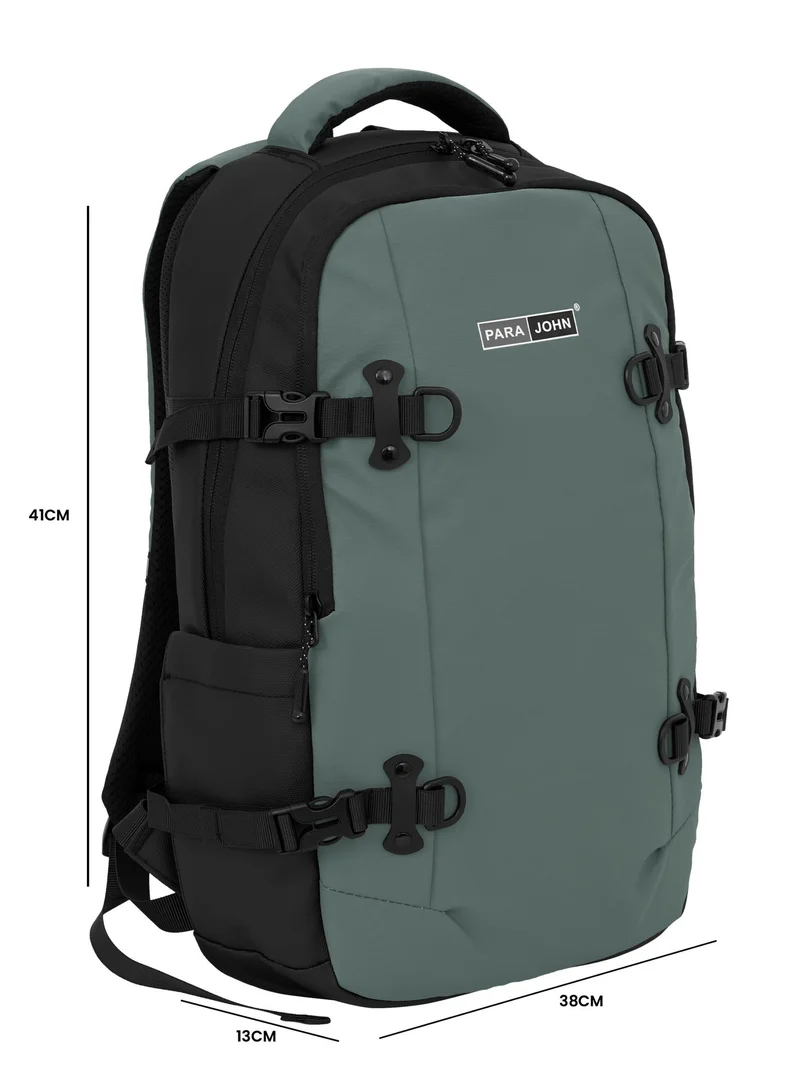 PARAJOHN Para John Trekcore 19 Inch Polyester Backpack Bag With Trolley Sleeve, Back Pocket & Spacious Travel Design