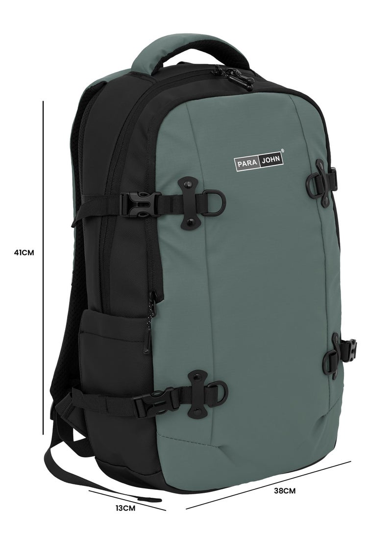 PARAJOHN Para John Trekcore 19 Inch Polyester Backpack Bag With Trolley Sleeve, Back Pocket & Spacious Travel Design - Image 1