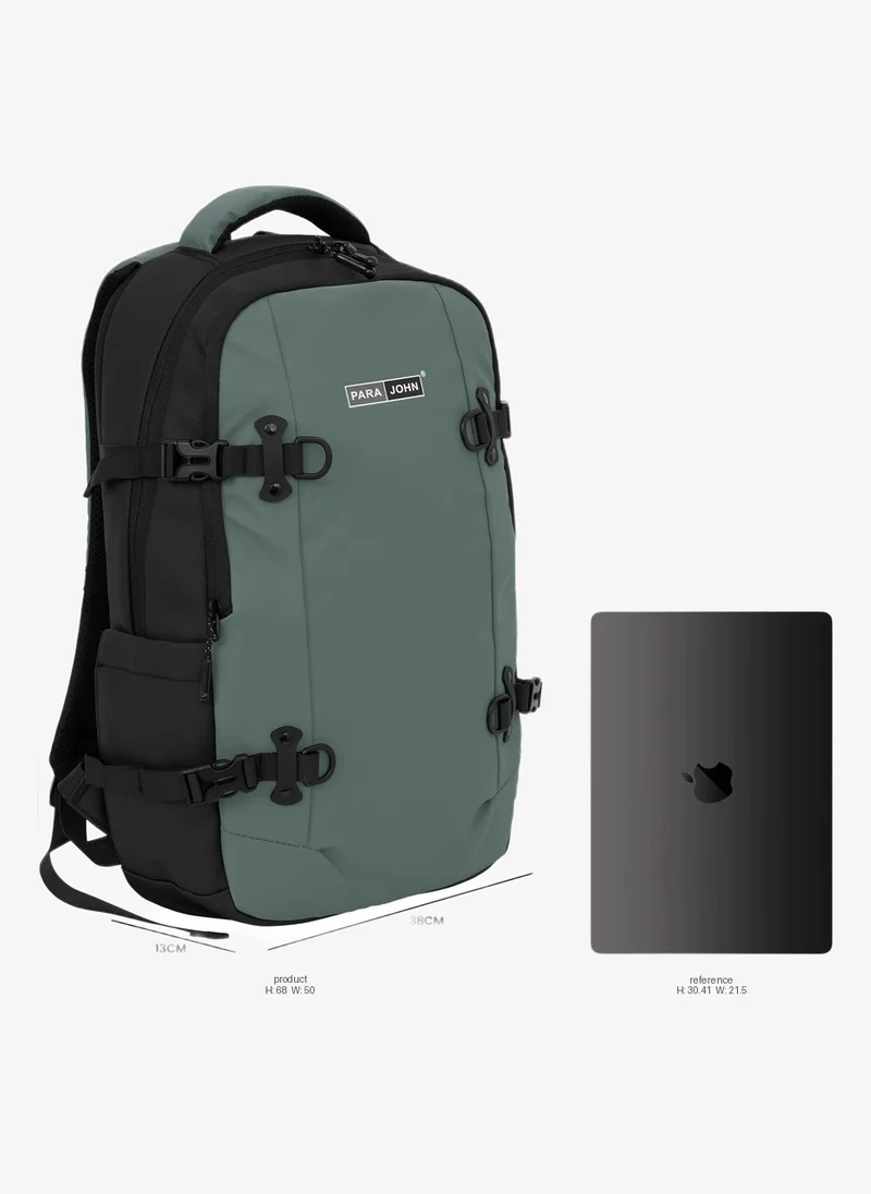 PARAJOHN Para John Trekcore 19 Inch Polyester Backpack Bag With Trolley Sleeve, Back Pocket & Spacious Travel Design