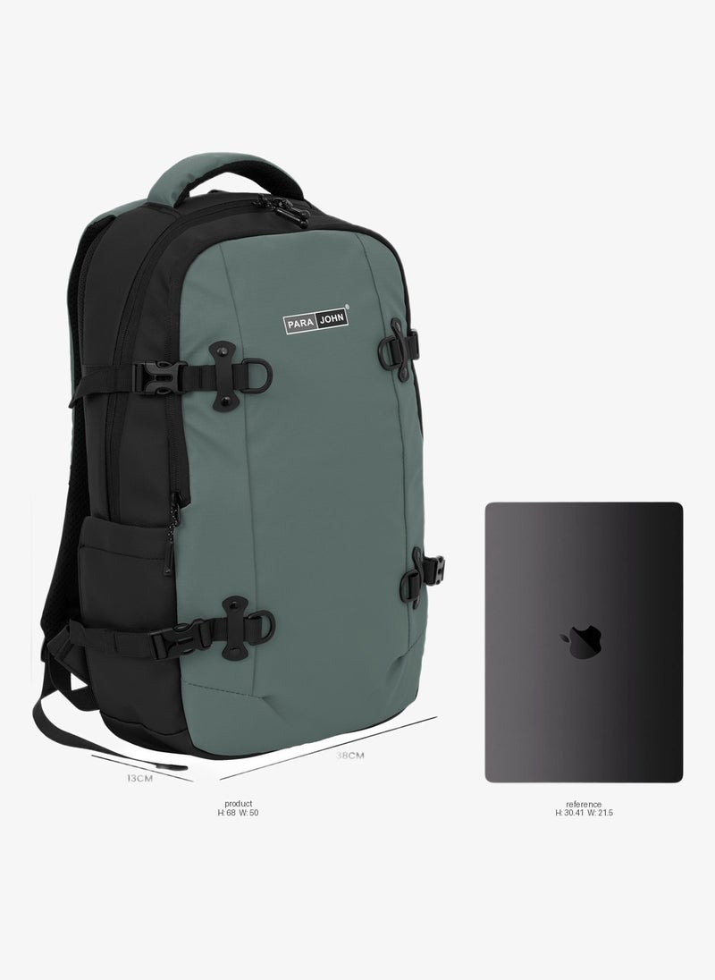 PARAJOHN Para John Trekcore 19 Inch Polyester Backpack Bag With Trolley Sleeve, Back Pocket & Spacious Travel Design - Image 2