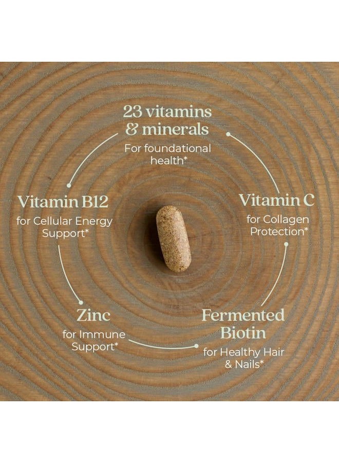 New Chapter Women's Multivitamin for Immune, Beauty + Energy Support with Fermented Nutrients - Every Woman's One Daily, Made with Organic Vegetables & Herbs, Non-GMO, Gluten Free, 48 Count - Image 3