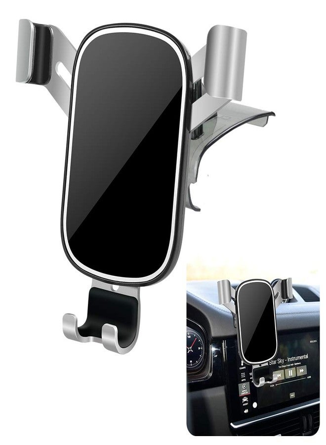 musttrue LUNQIN Car Phone Holder for Porsche Macan 2015-2025 and Porsche Cayenne 2019-2023 SUV Auto Interior Accessories Cell Phones Mount Cellphone Mobile Cradle Charging Navigation GPS Bracket Vent Accessory - Image 1