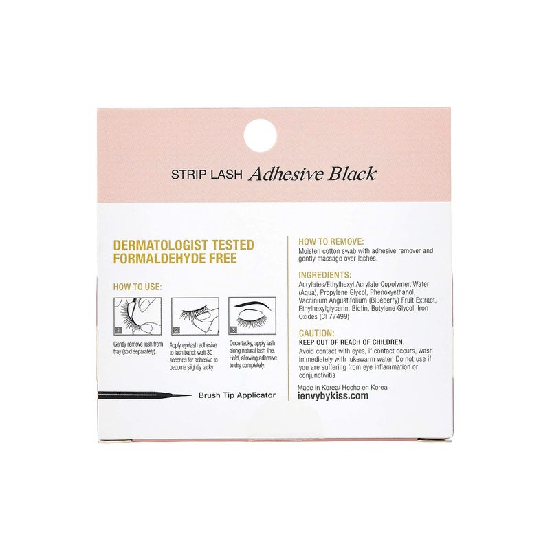 i.Envy i•ENVY Waterproof Strip Lash Adhesive Black, Latex FREE, Biotin Infused - Image 3