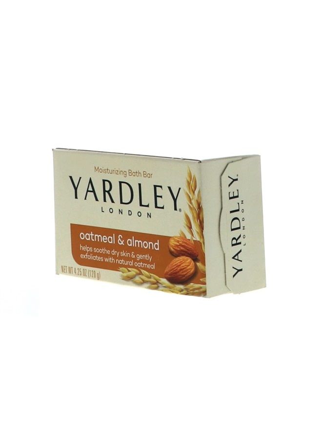 Yardley London Oatmeal and Almond Naturally Moisturizing Bath Bar, 4.0 Oz., 2 Count - Image 2