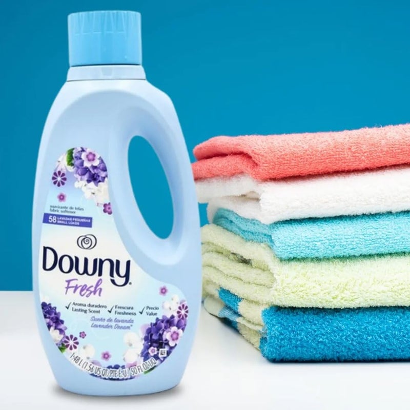 Downy, Liquid Fabric Softener Lavander, 50 Fl Oz - Image 3