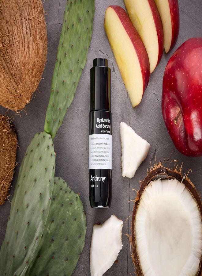 Anthony Hyaluronic Acid Serum – Hydrating Face Serum with Dual Hyaluronic Acid, Coconut Water & Niacinamide – Lightweight, Non-Greasy Formula for All Skin Types – 1 oz - Image 4