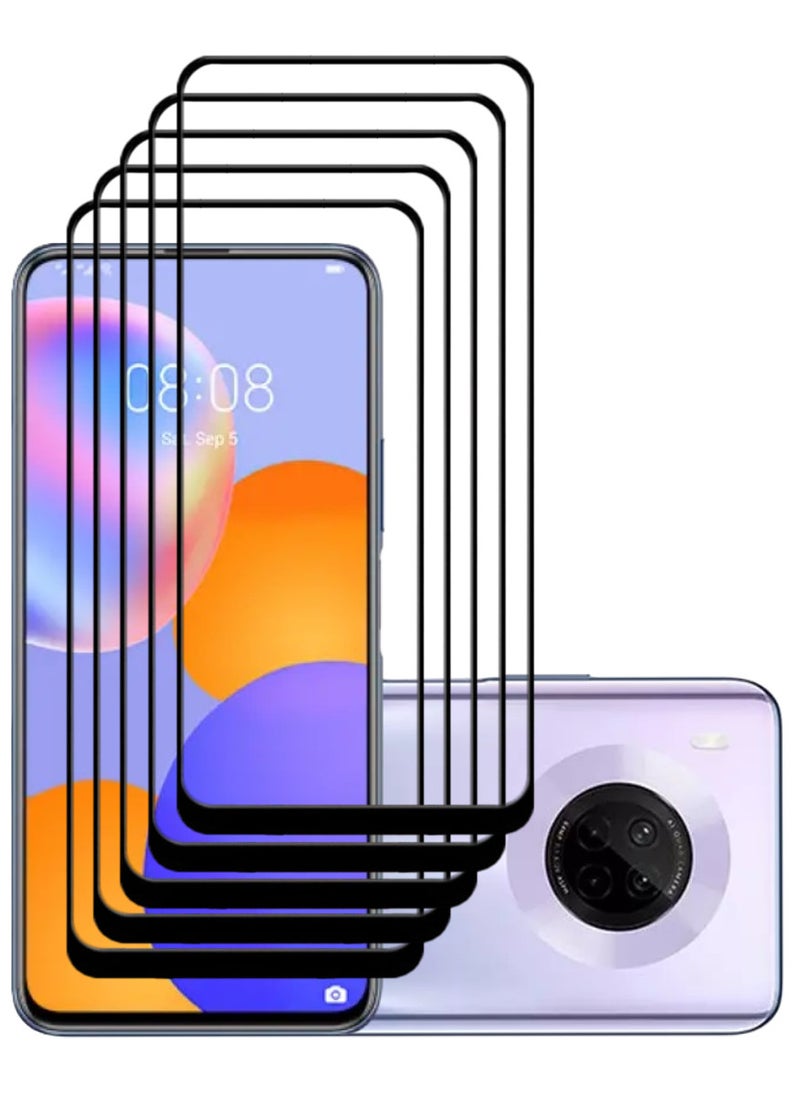 ACLIX 5 Pieces Antistatic ESD Dustproof Premium Quality High Definition Tempered Glass Screen Protector Designed For Huawei Y9a - Image 1