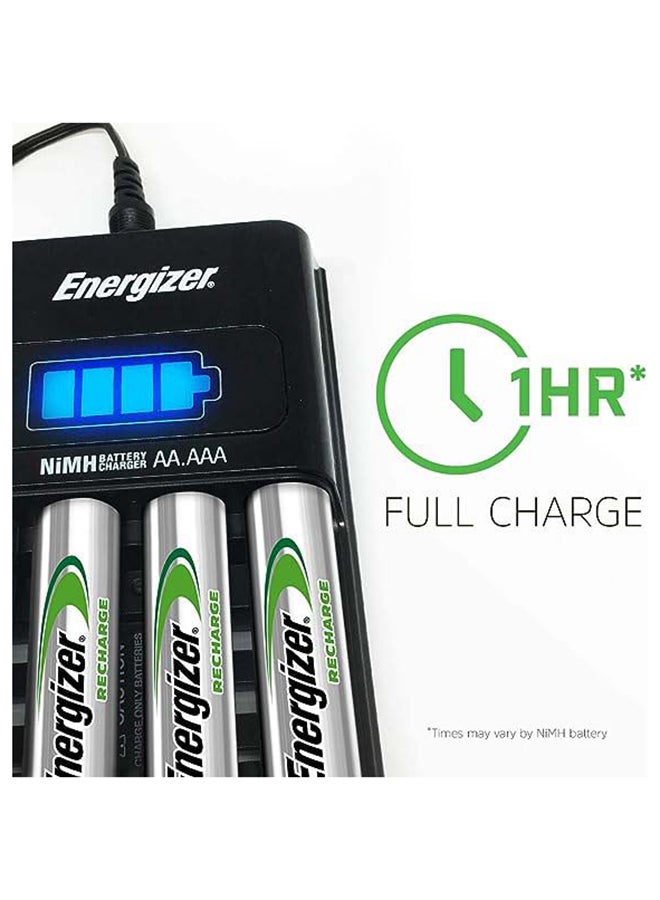 Energizer Rechargeable  Power Plus AAA Batteries Pack of 4 Silver - Image 3