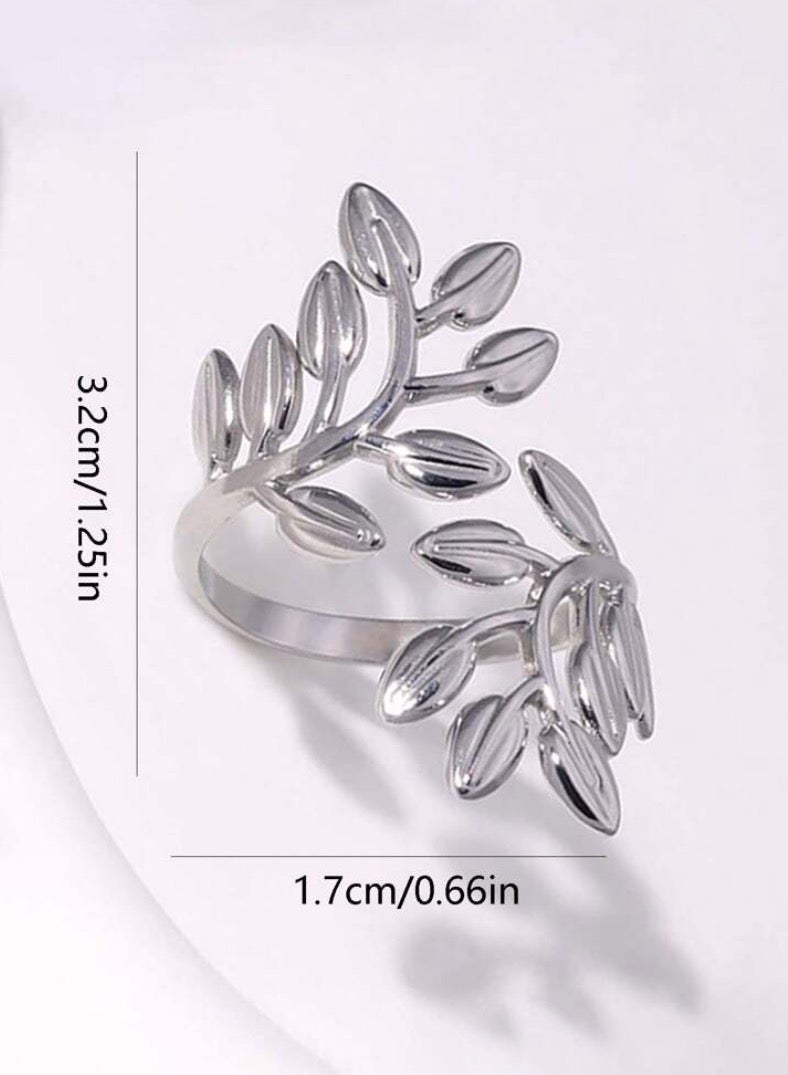 Equal Amazing Silver Stainless Steel Ring For Women One Size - Image 3