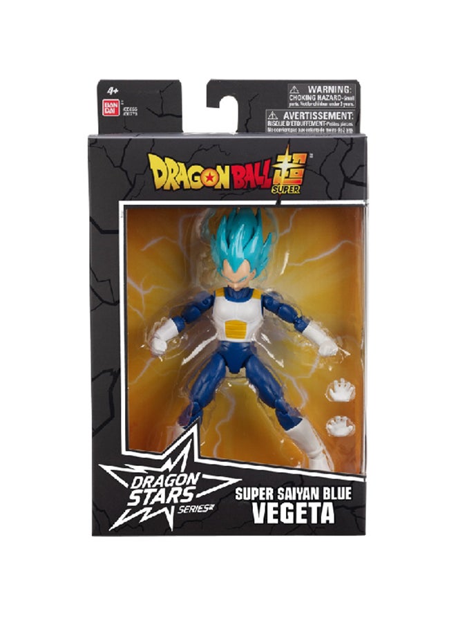 Bandai - Dragonball Stars Super Saiyn Blue Vegeta 6.5 Inch - Image 1