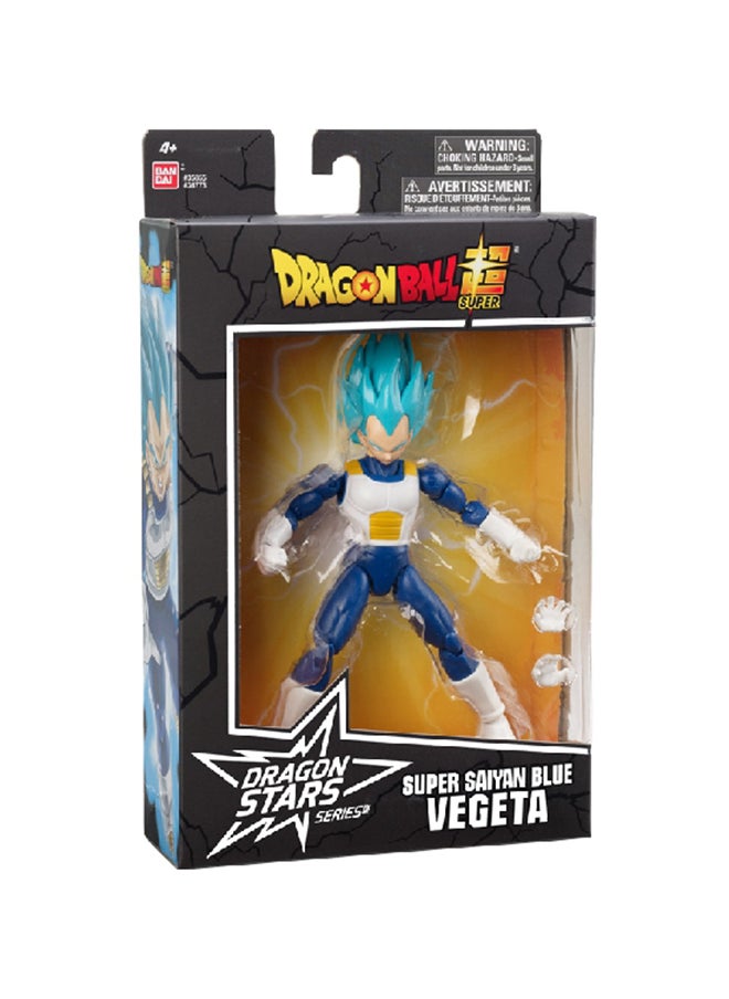 Bandai - Dragonball Stars Super Saiyn Blue Vegeta 6.5 Inch - Image 1