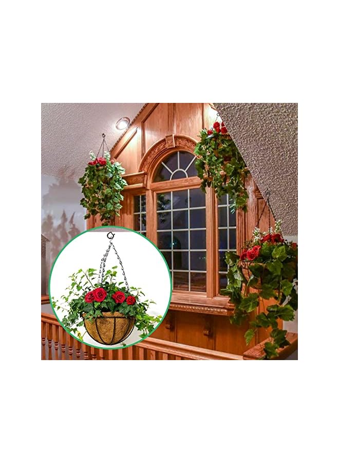 promass 30 Pack Q Hanger Hooks with Safety Buckle, Windproof Screw Hooks for Hanging Outdoor String Lights, Ceiling Hooks for Plants, Christmas Lights & Patio Lights, Cups, 2.2 in - Image 3