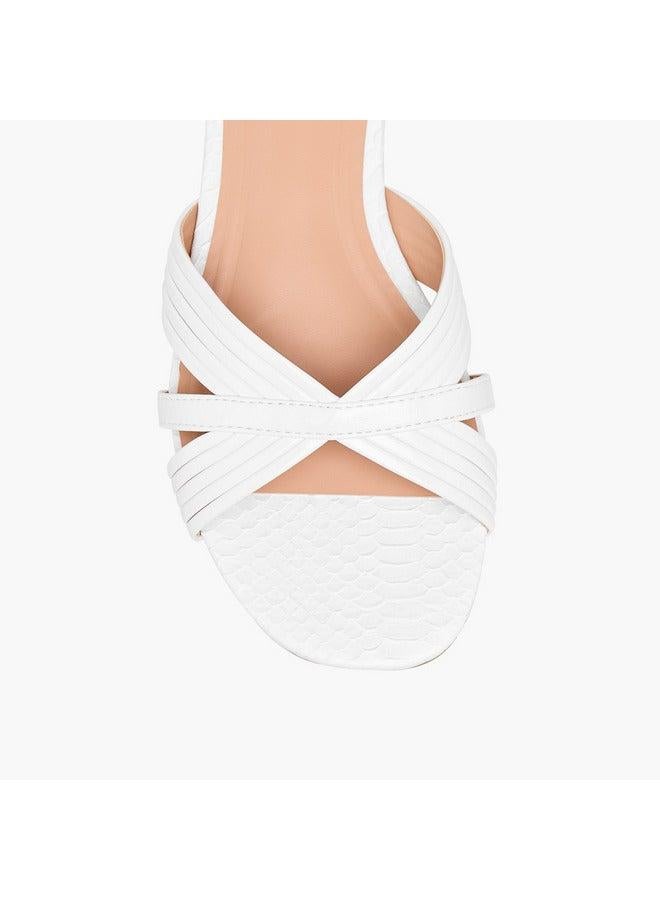 سيليست صنادل نسائية مسطحة سهلة الارتداء بتصميم متقاطع - Image 4