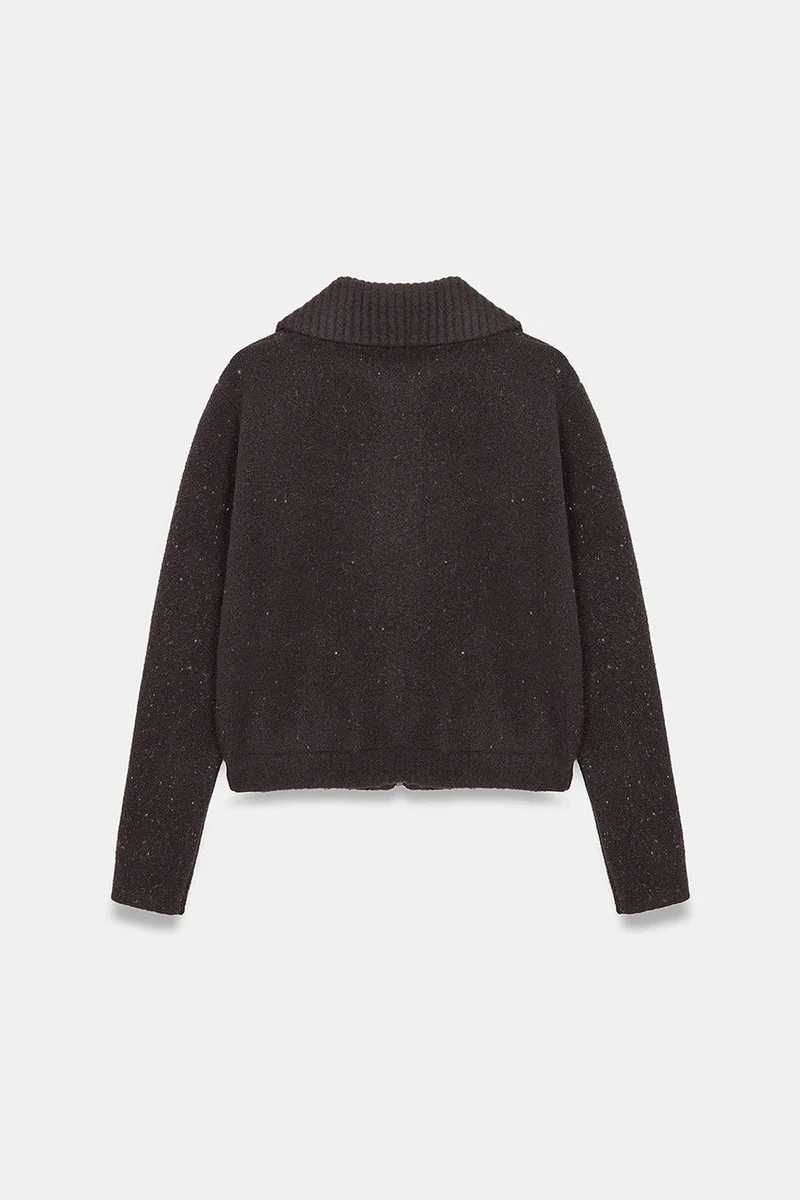 Dilvin Dark Mocha Brown DILVIN Women’s Wool-blend Cardigan for Women | Best Price UAE